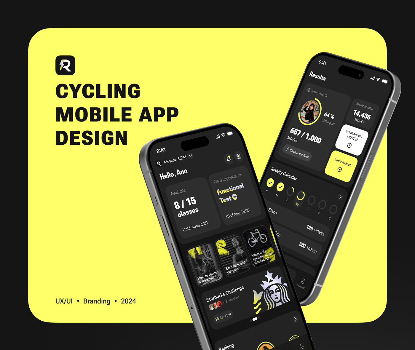 UI/UX ui design Mobile app user interface app design fitness app gym training workout Cycling