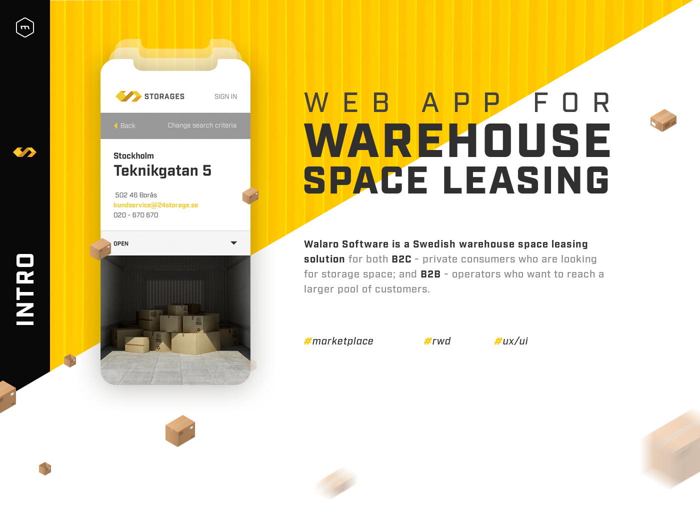 storage ux UI rwd mobile app branding  Web warehouse Marketplace