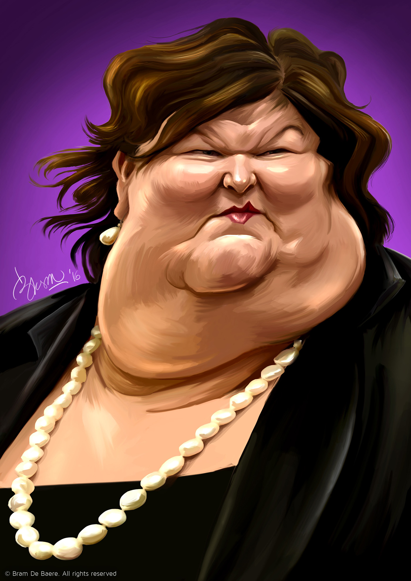 secretary Health caricature   politics belgium obese