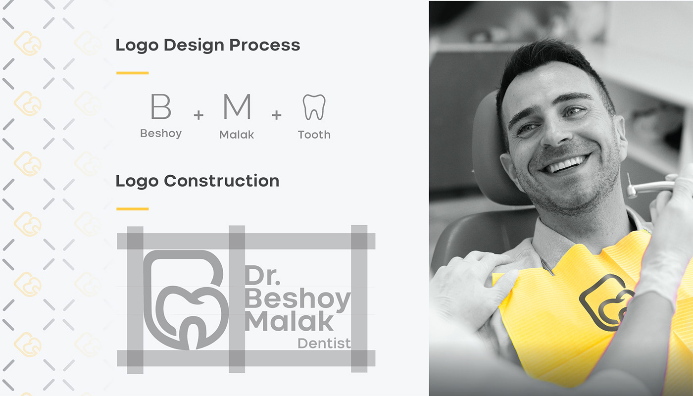 Brand Design brand identity branding  dental clinic Dental Logo dentist identity Logo Design medical visual identity