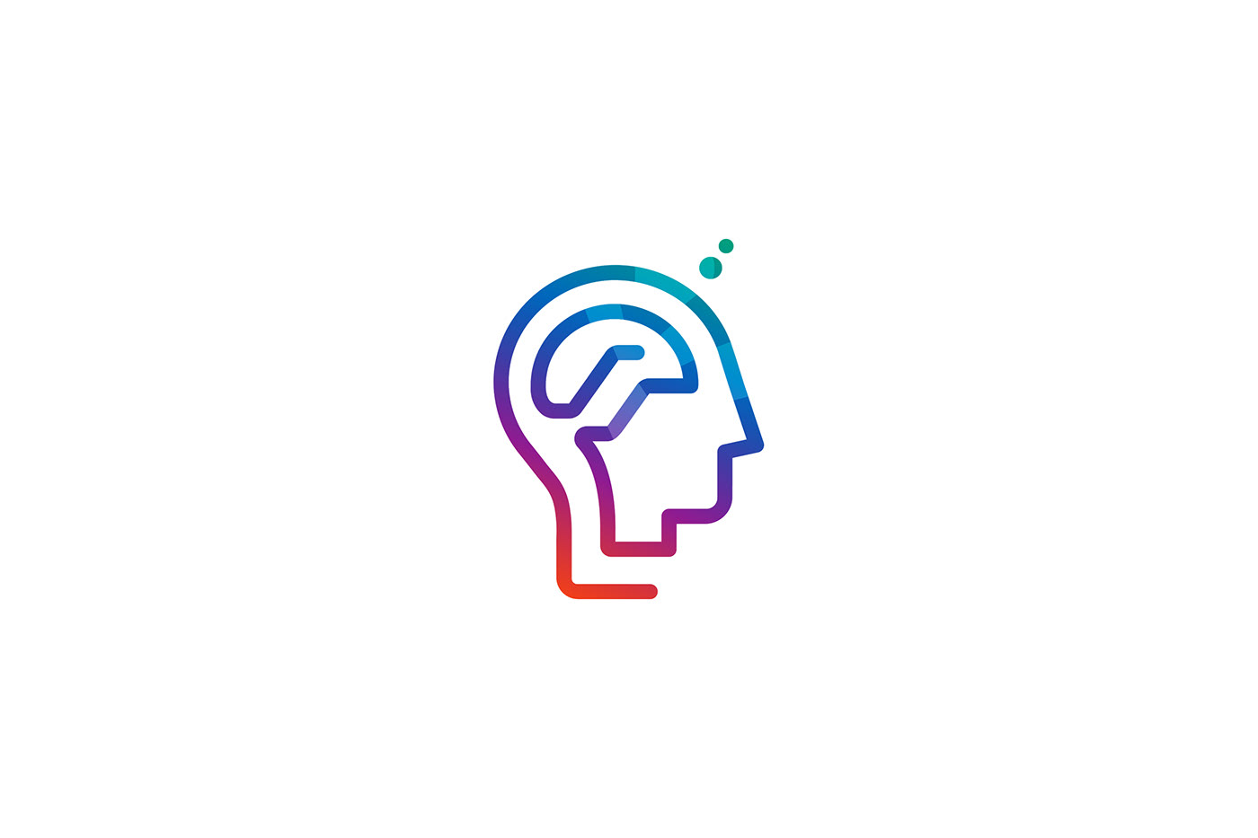 brain human head bulb intelligence colorful outline Transparency logo bubbles ideas creative agency etelligence etelligenceinc