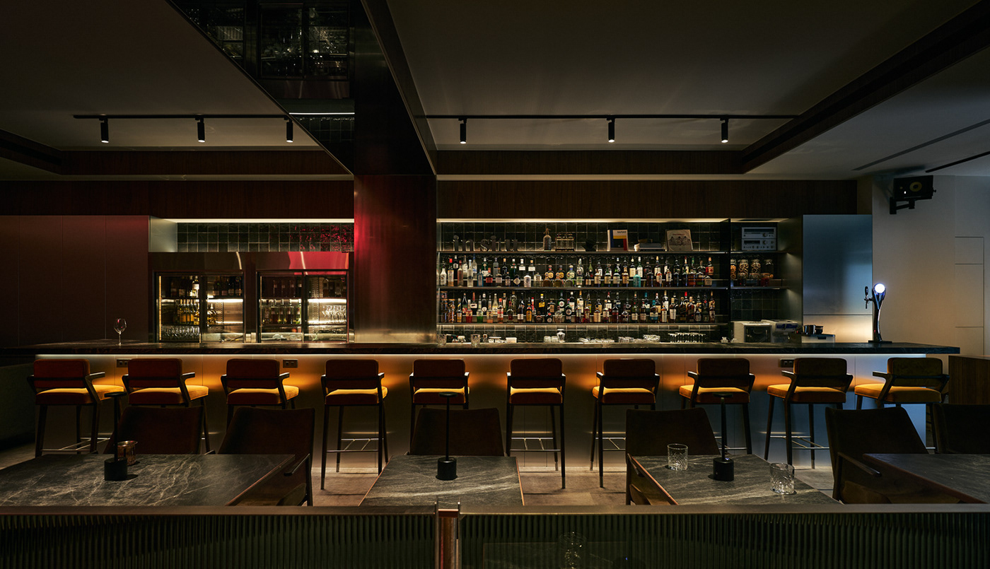 Interior architecture modern restaurant bardesign Commercial Photography taipei Travel bar