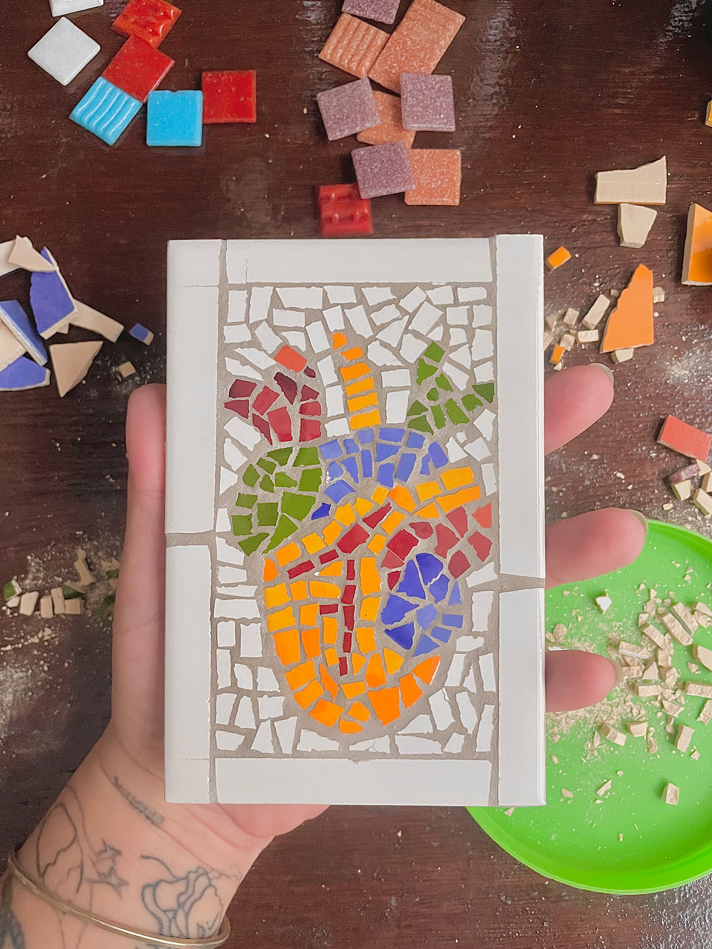 mosaico artesanato pastilhas