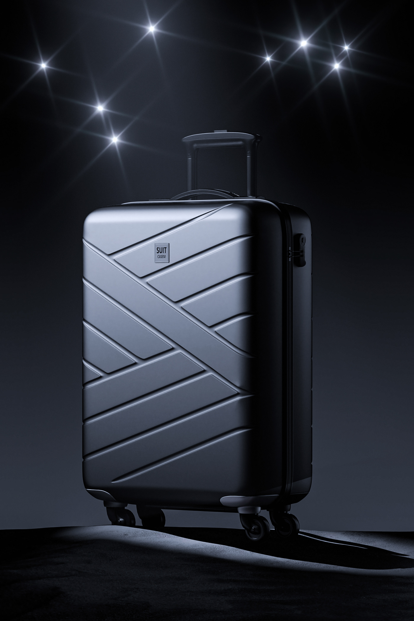 architecture 3D Render suitcase design luggage