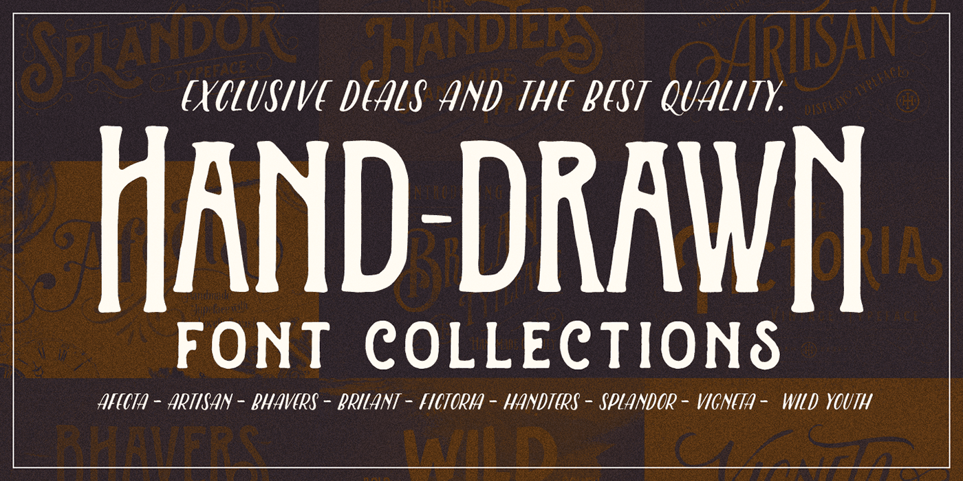 font bundle Font Bundle font download handdrawn lettering Handlettering posters vintage