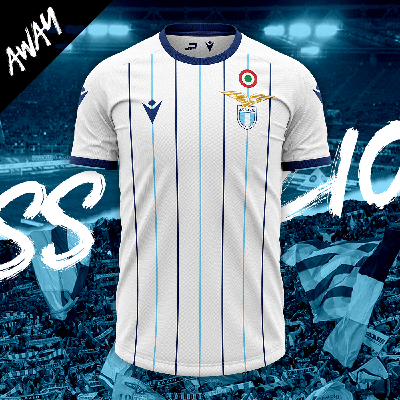 SS Lazio Lazio macron Serie A football soccer fantasy kit concept kit Foobtall Jersey football shirt