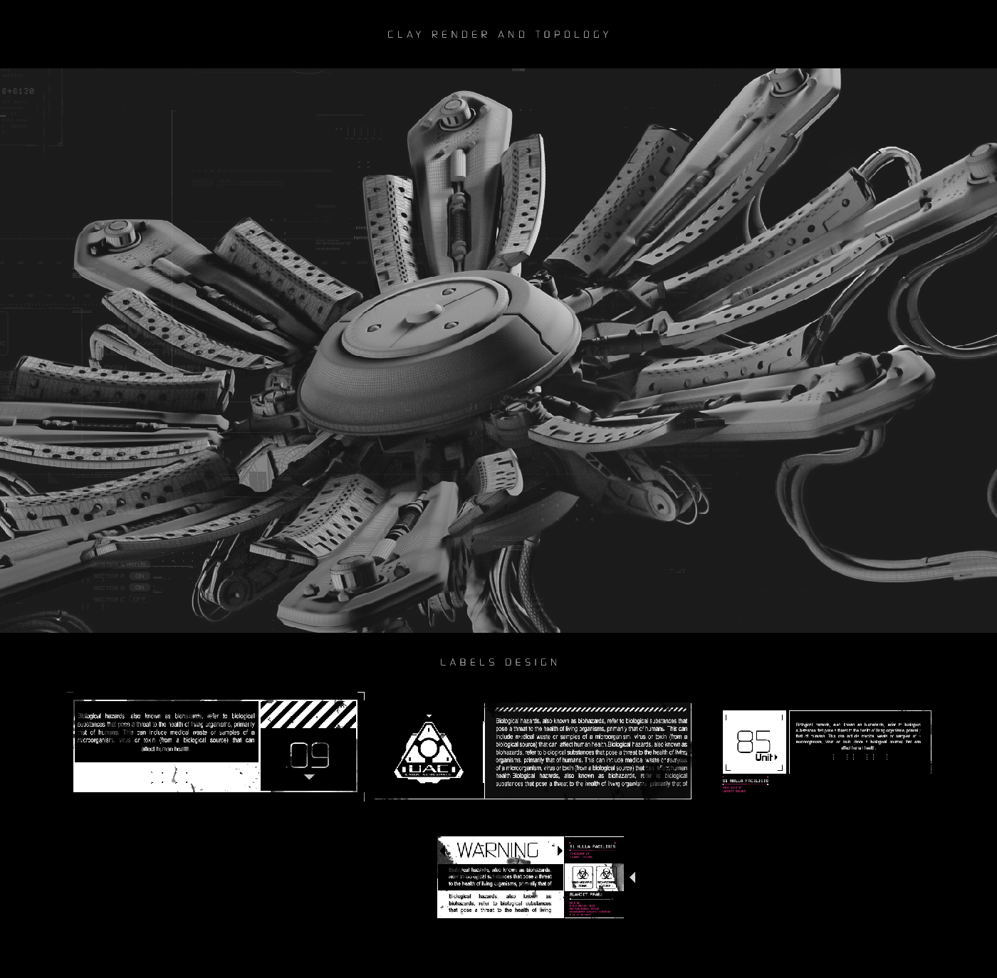 Cyberpunk futuristic Scifi c4d concept modeling vray