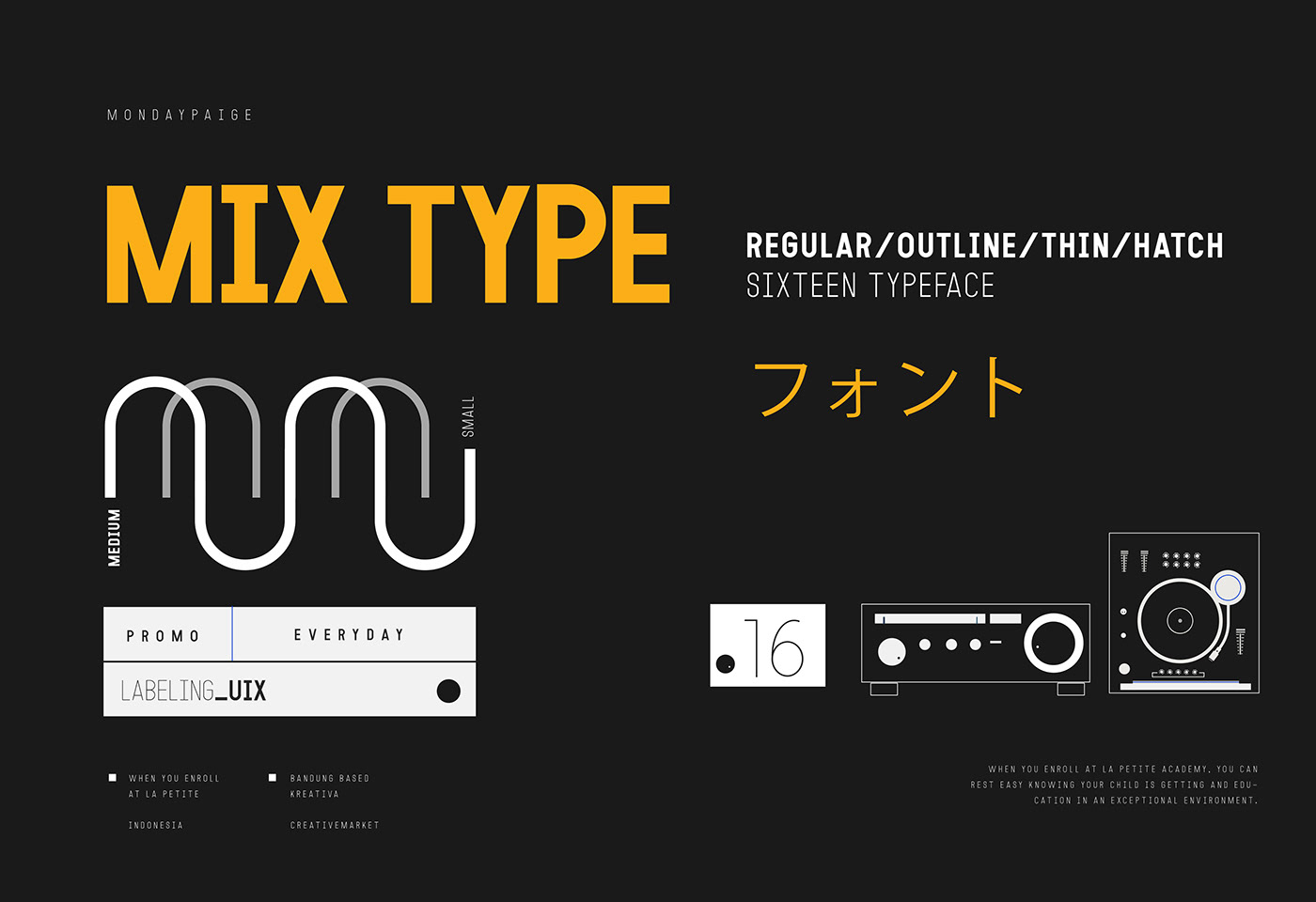 Graphic designs typographic Film   action Logotype brandbook creativemarket branding 
