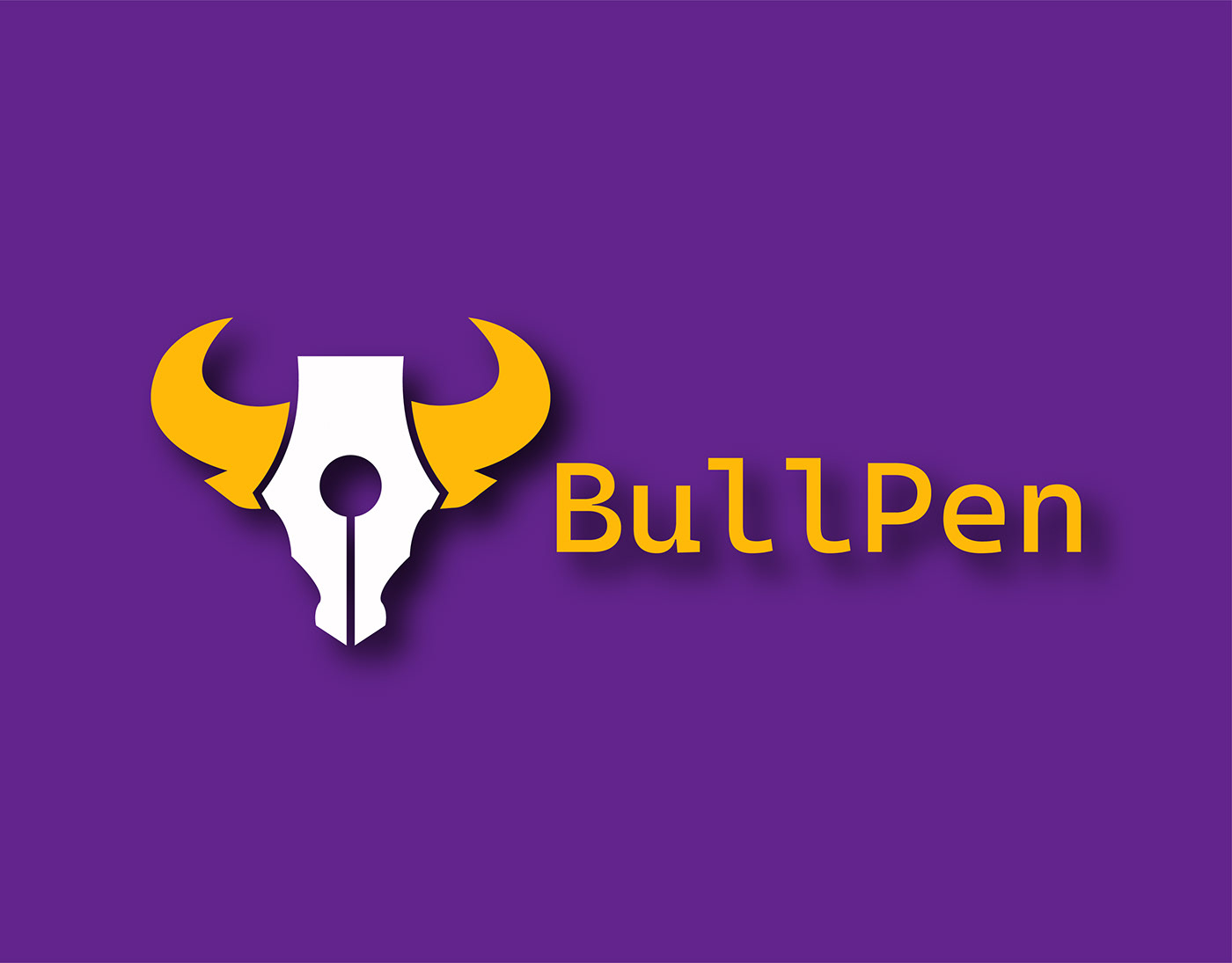 logo Brand Design branding  bull Logo Design brand identity Logotype logos design pen
