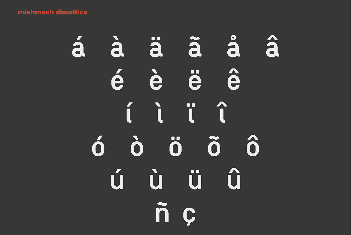 mishmash Typeface free typeface serif typeface  sans serif typeface eclectic rational geometric