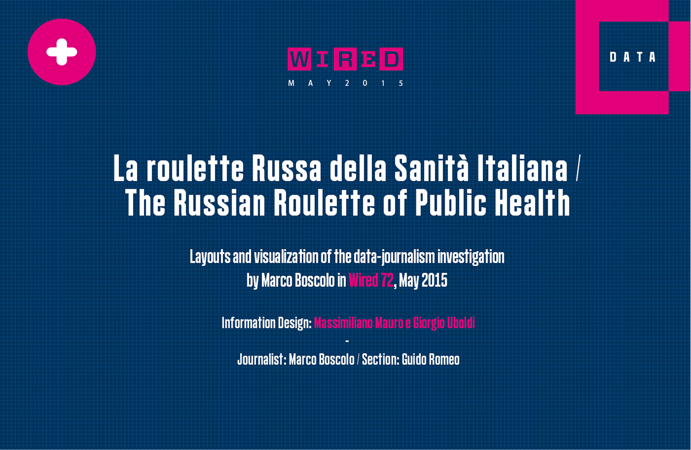 Wired wired italia healt doveticuri Data viz information DDJ  data-driven infoporn visual loop hospital Italy