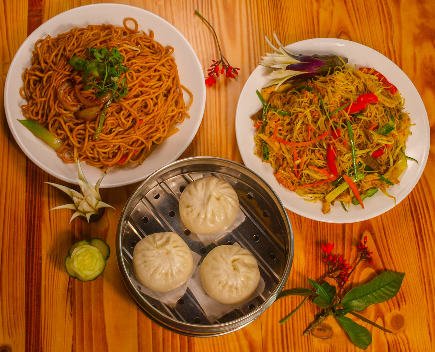jubilee scholars food photography restaurant menu Advertising  Asian Food bambu pan asian kitchen boca raton uber eats