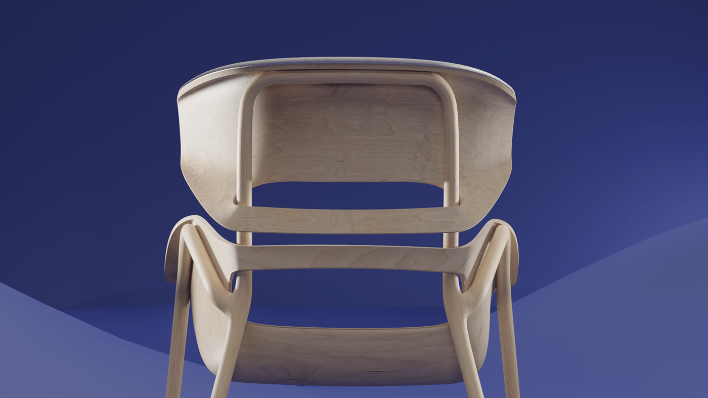 art chair concept design furniture house industrial design  Interior product wood