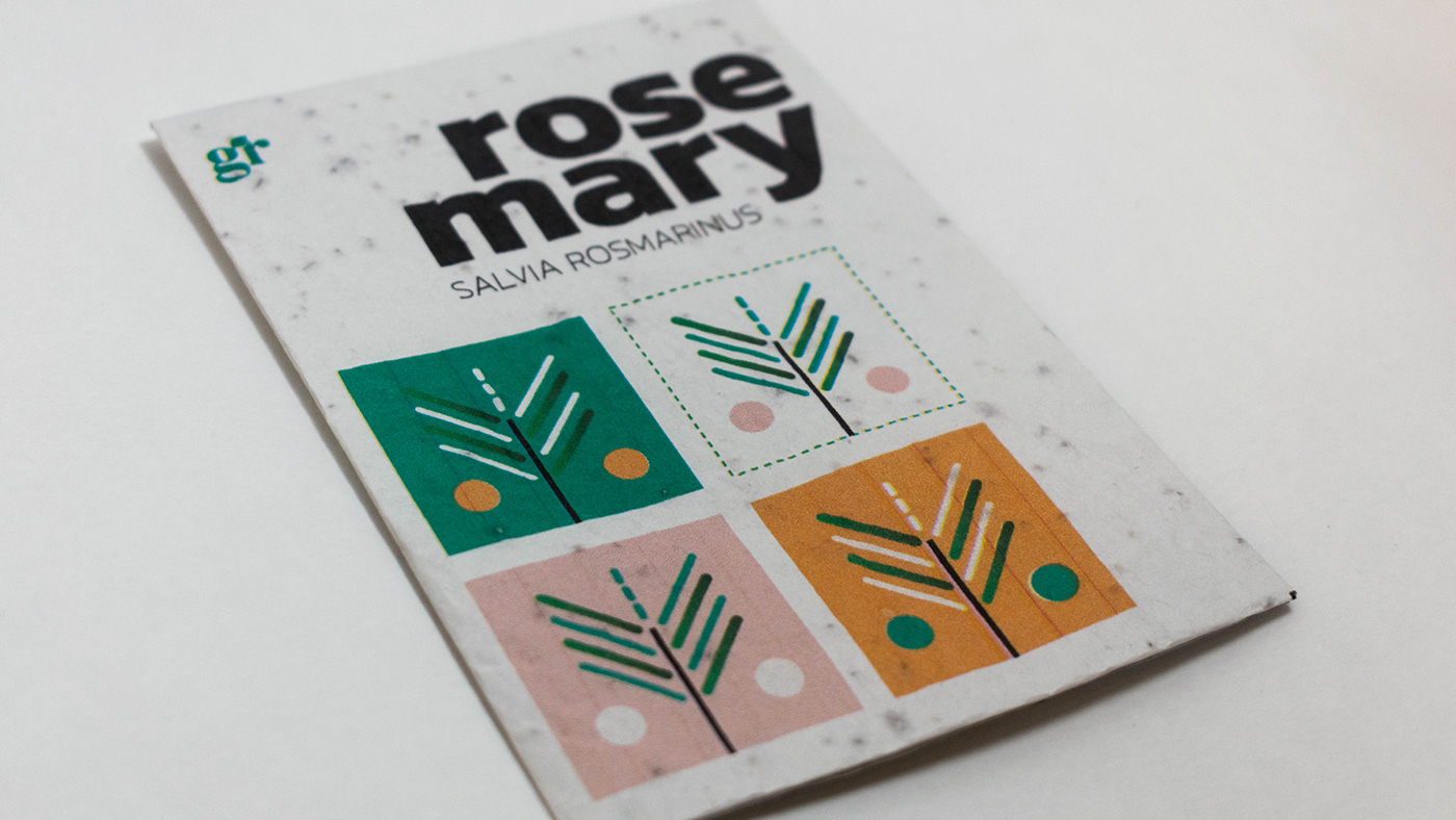 branding  eco environment gardening graphic design  green seedpaper