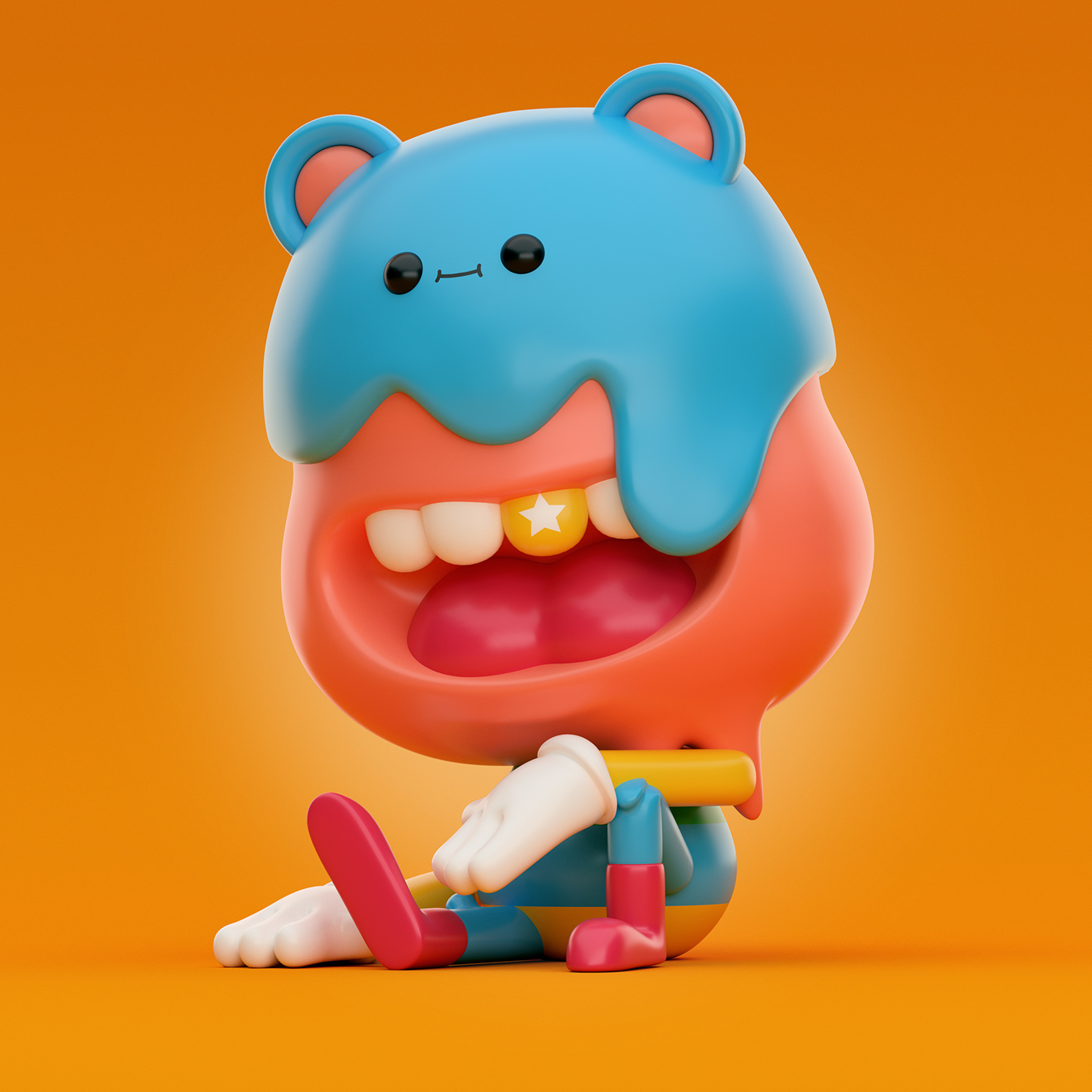 3D artwork Character Character design  ILLUSTRATION  toy vector
