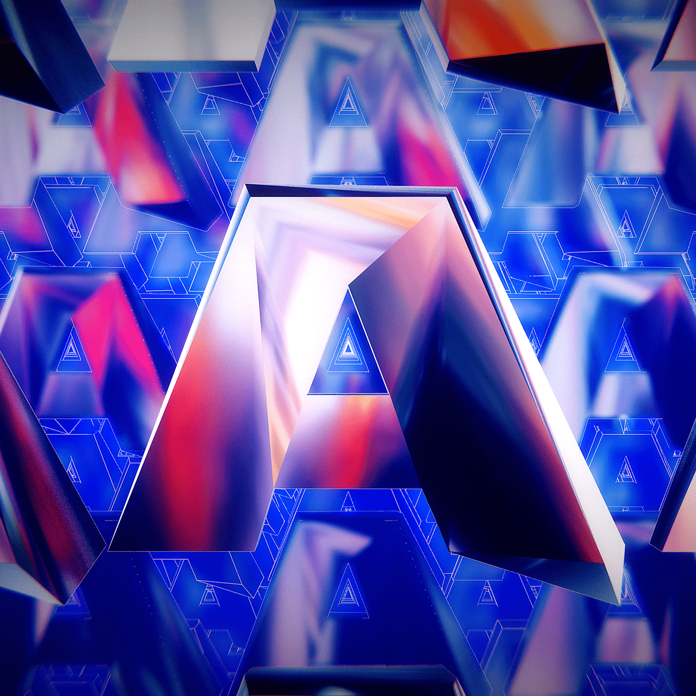 36daysoftype 3D alphabets letters mxc Notch numbers cinema4d loop motion