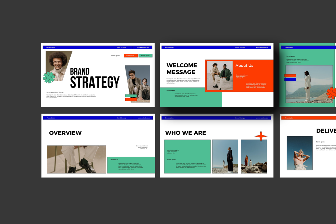 business Powerpoint template presentation Keynote slides brand strategy brand guidelines PPT google slide