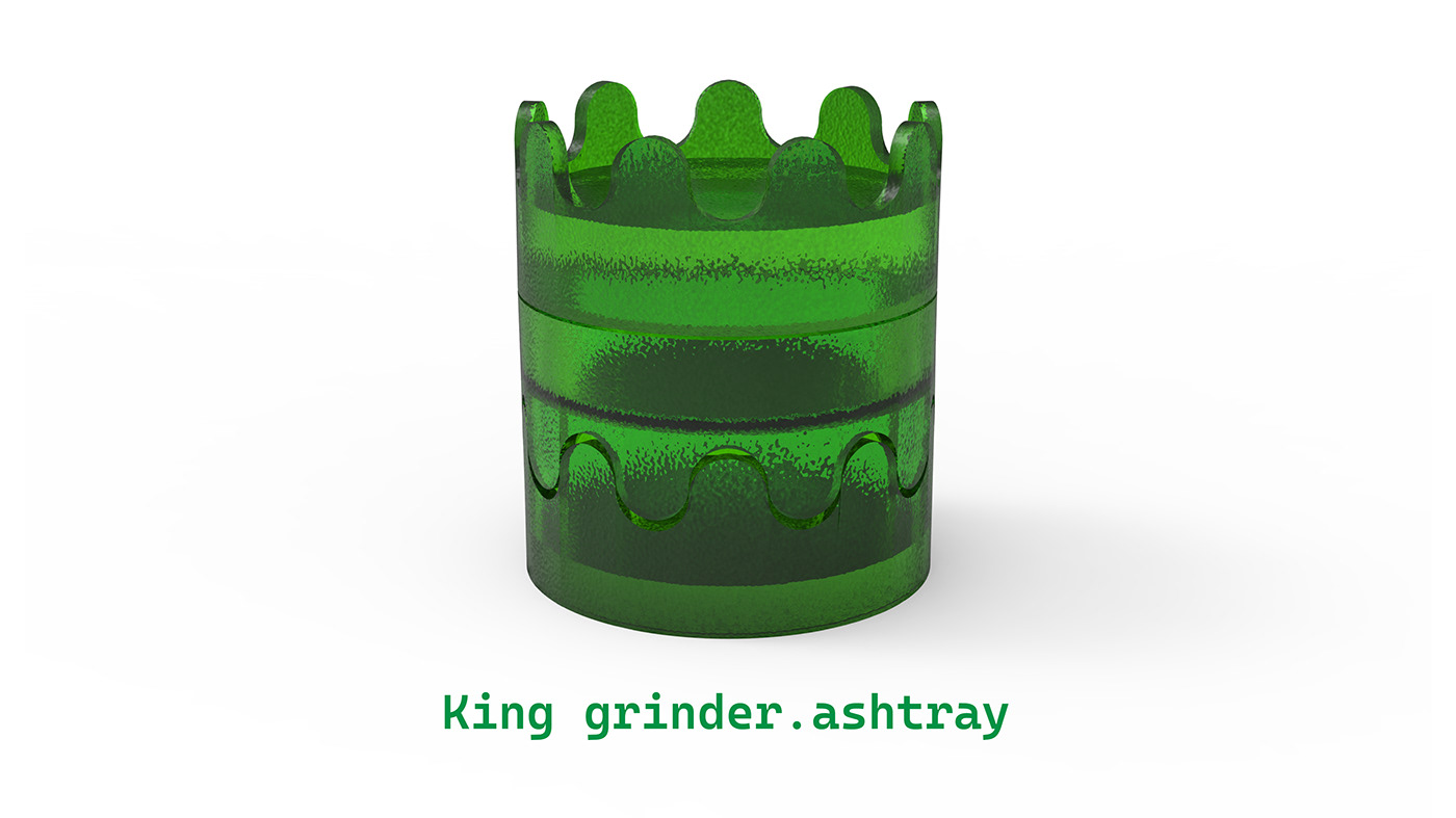 product Ashtray Design ashtrays DESIGNFORFUN grinderdesign desıgn   grinder industrial design  smokıng grinders