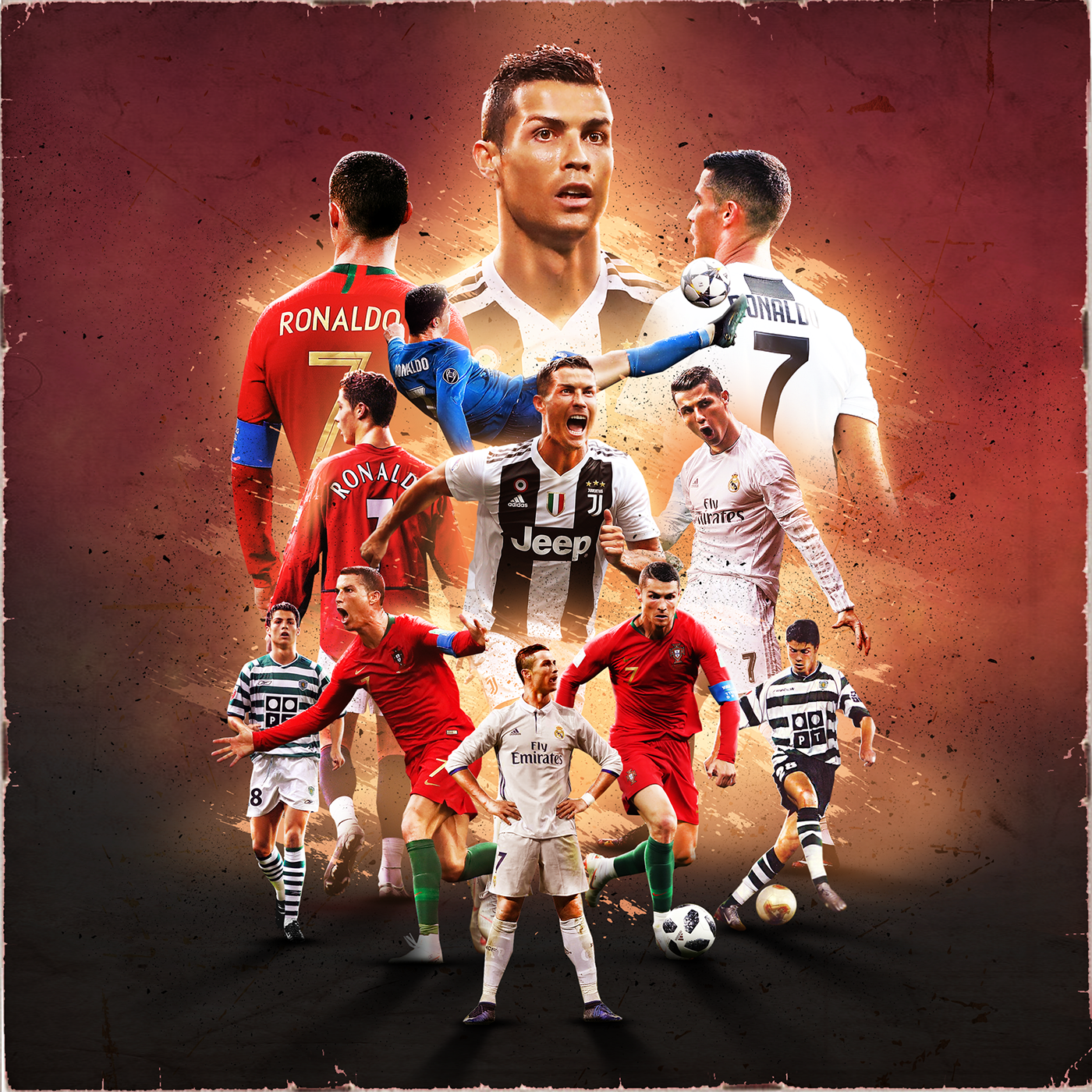 messi Ronaldo maradona barcelona boca river Zidane football soccer sport