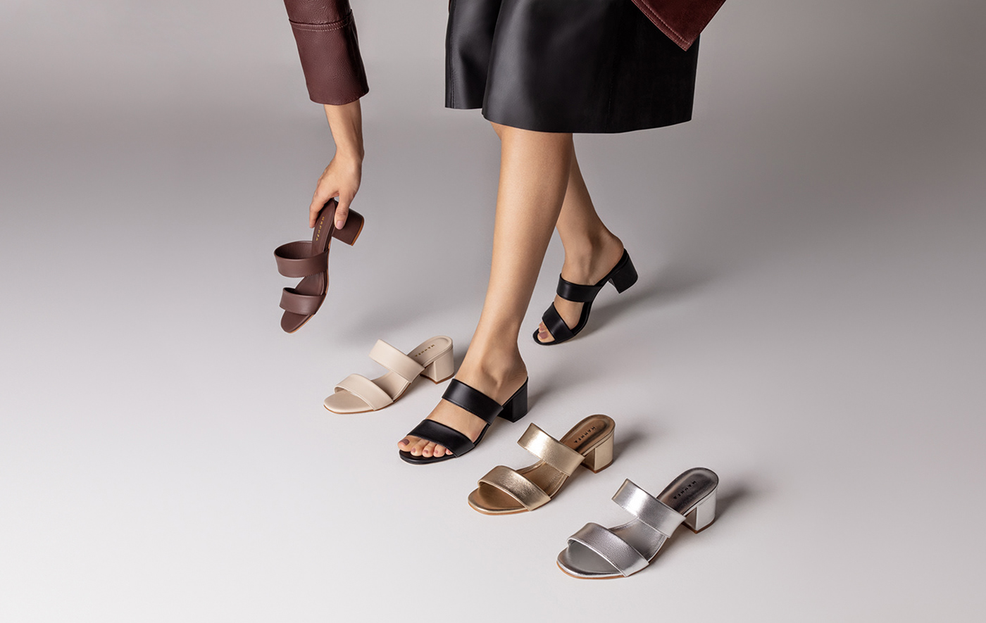 sandal footwear Fashion  Photography  retouch editorial Social media post Advertising  visual identity