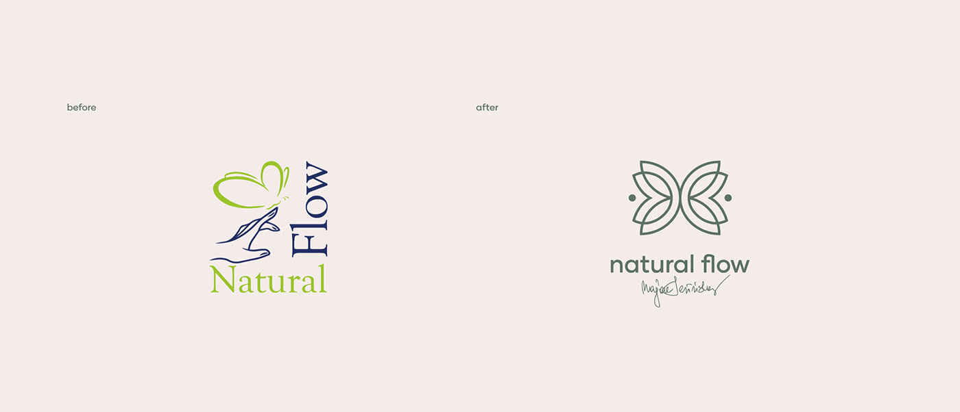 body Brand Design brand identity butterfly logo Logo Design natural rebranding Social media post visual identity