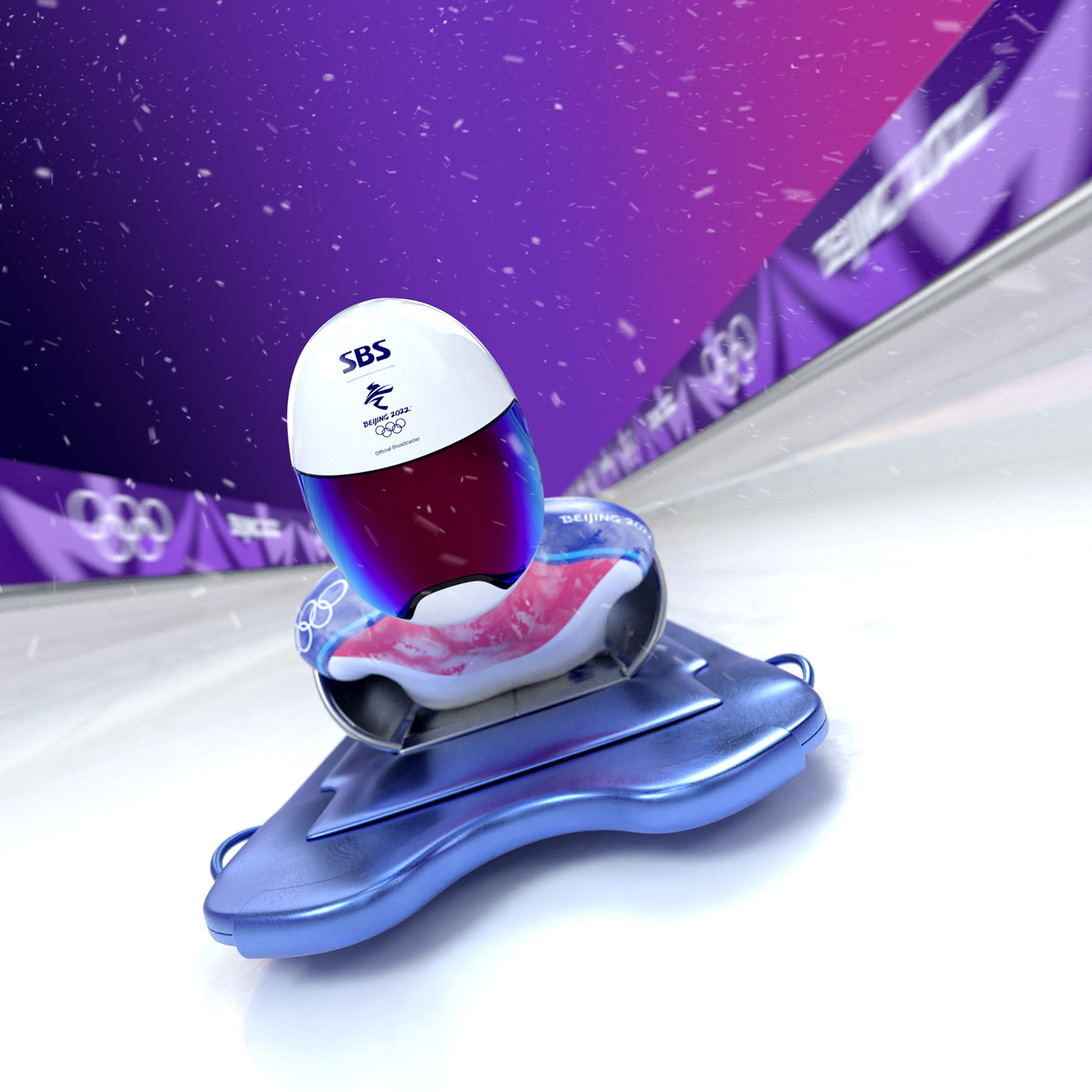 3D broadcast identity logos octane Olympics SBS sports winter