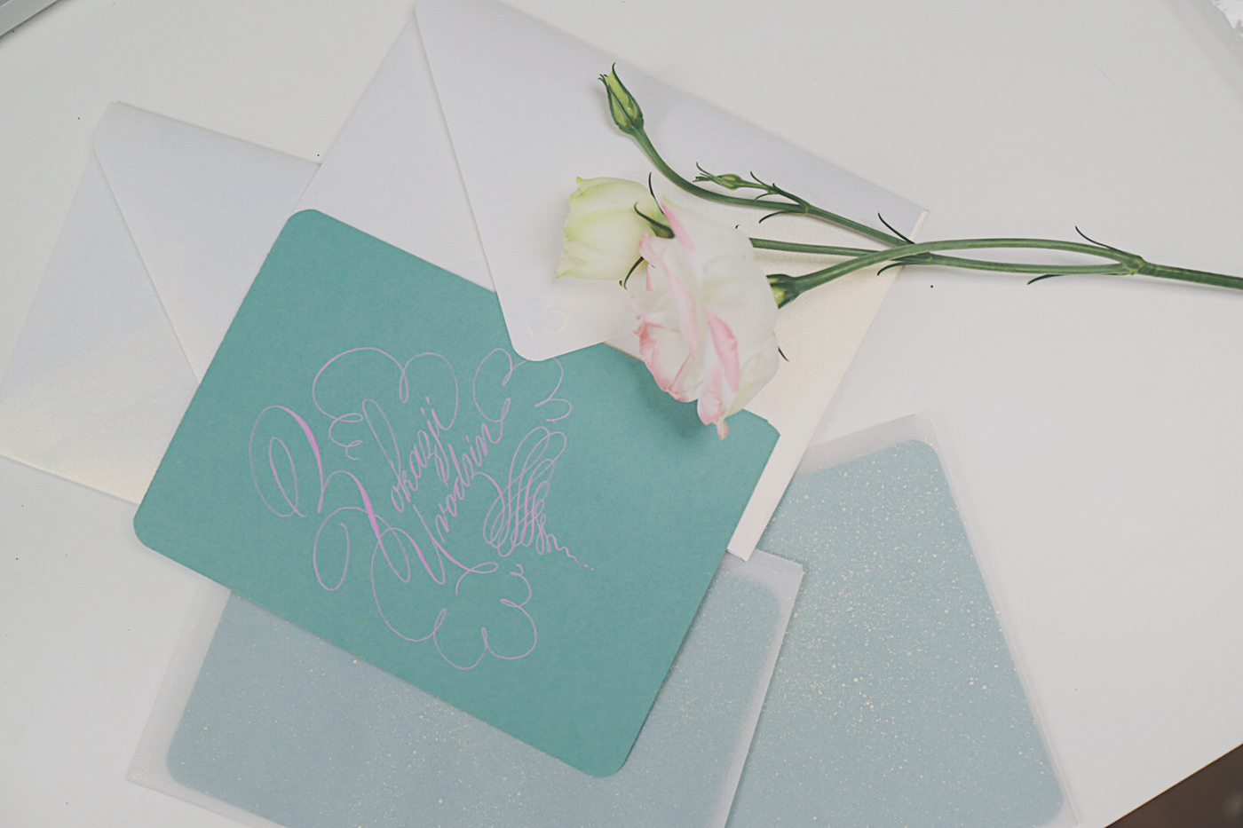calligraphy font card floral handwriting Invitation marriage typography   wedding