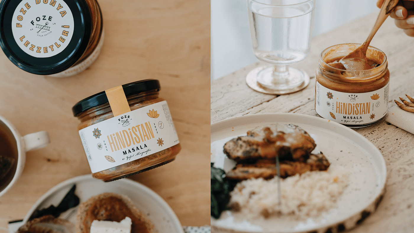 branding  Culinary jar Packaging recipe sauce visual identity
