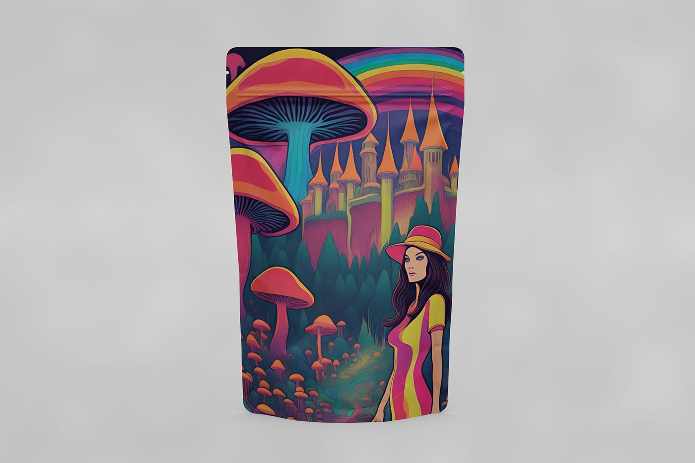 ai midjourney Ai Art psychedelic Mushrooms shrooms trippy Digital Art  Graphic Designer Brand Design