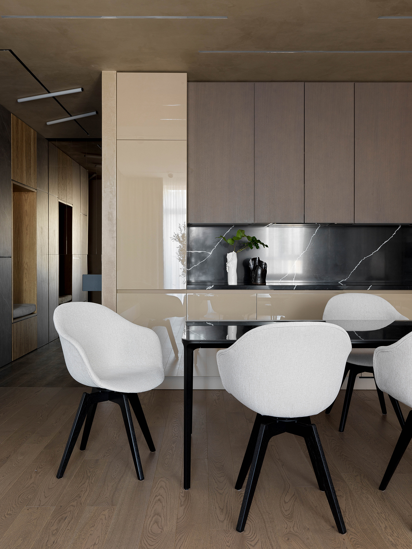 cozy design flat home Interior interior design  minimal modern White
