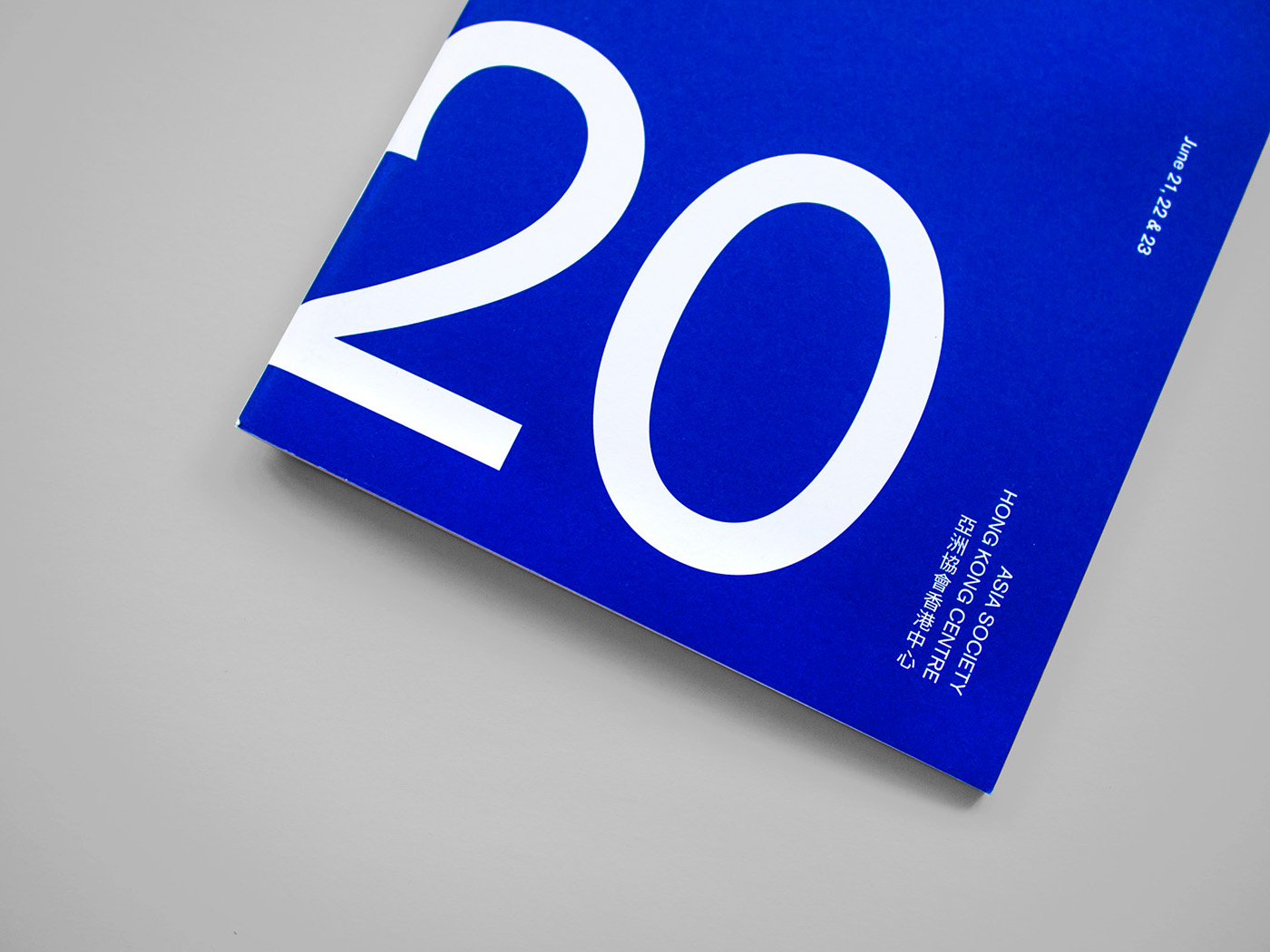 parasite print editorial blue grotesk typography   gallery conference Hong Kong 20 Years
