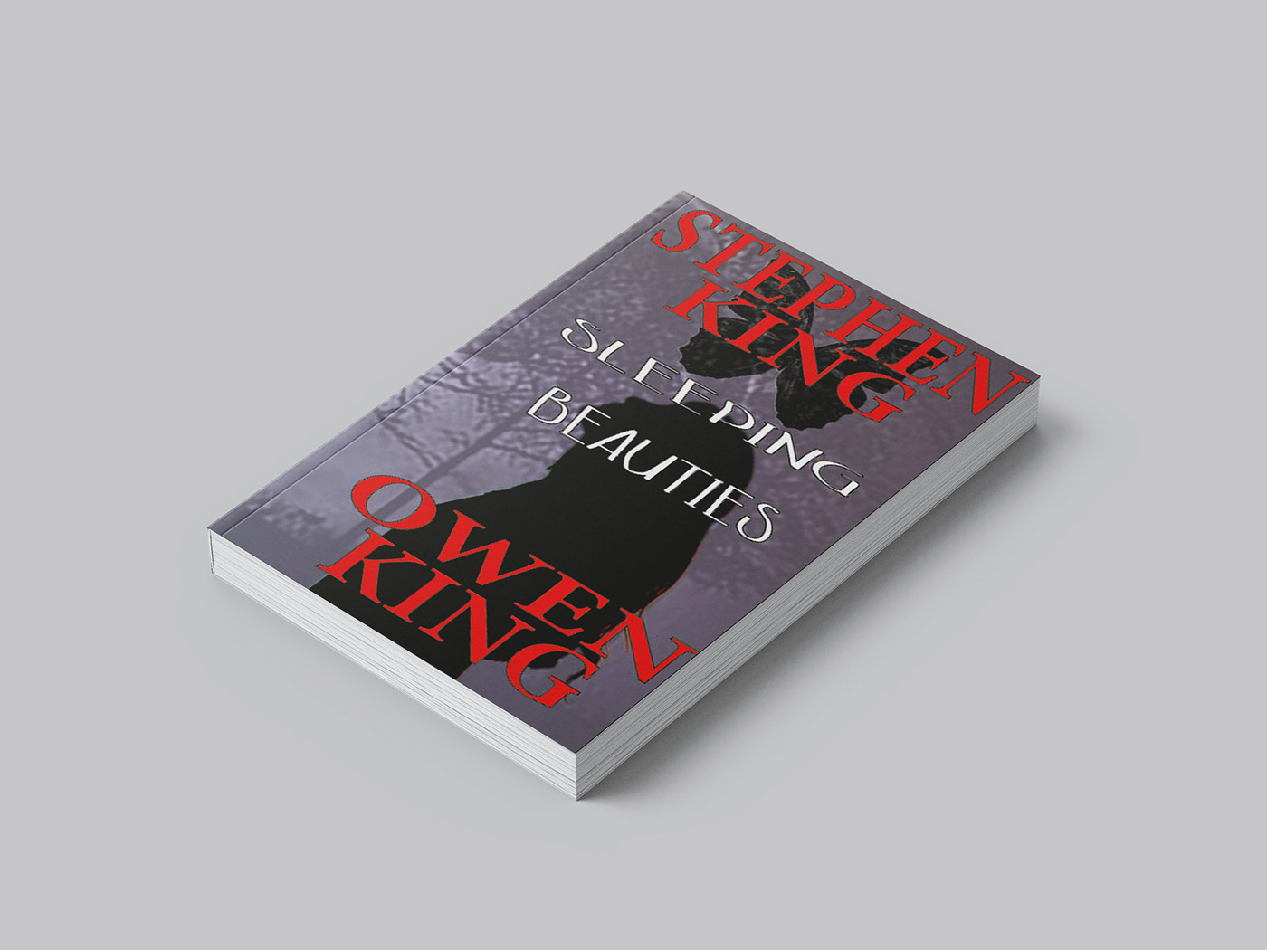 bookcover creepy dark redesign book cover sleeping beauties Stephen King
