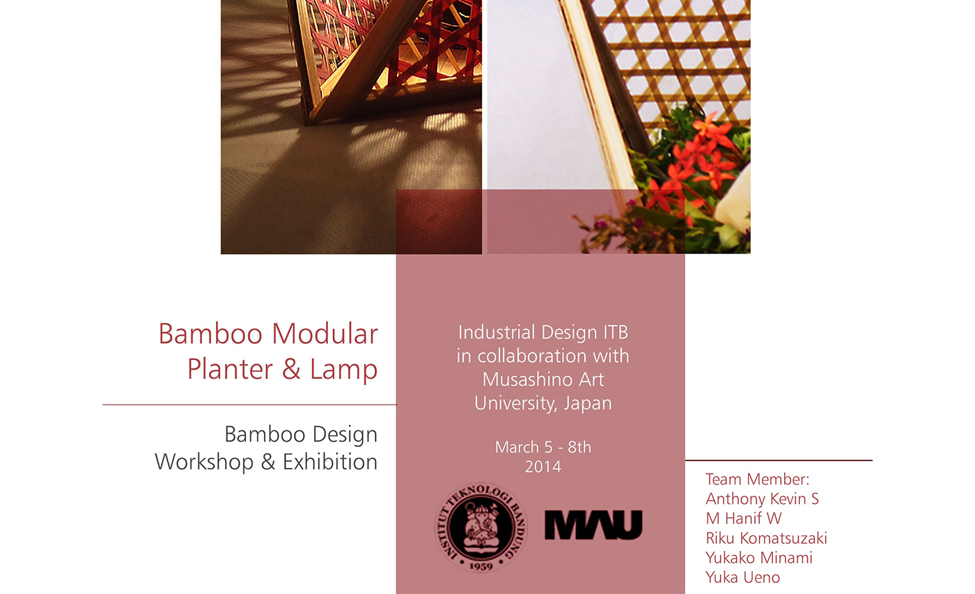 productdesign industrialdesign bamboo modular Lamp Planter