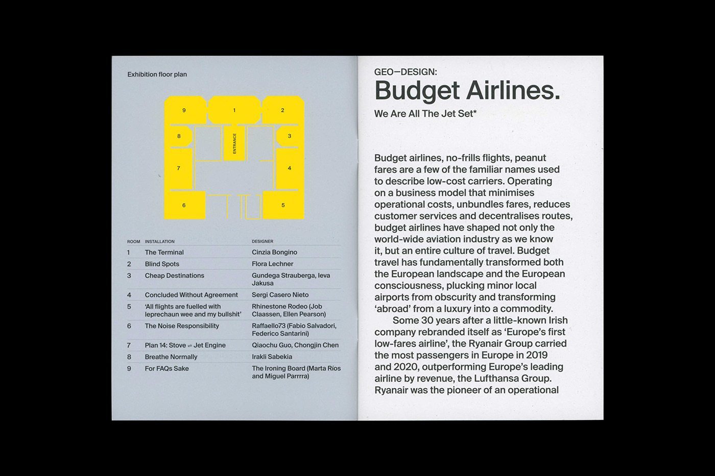 airplanes Booklet brochure dataviz editorial Exhibition  identity infographic swiss yellow