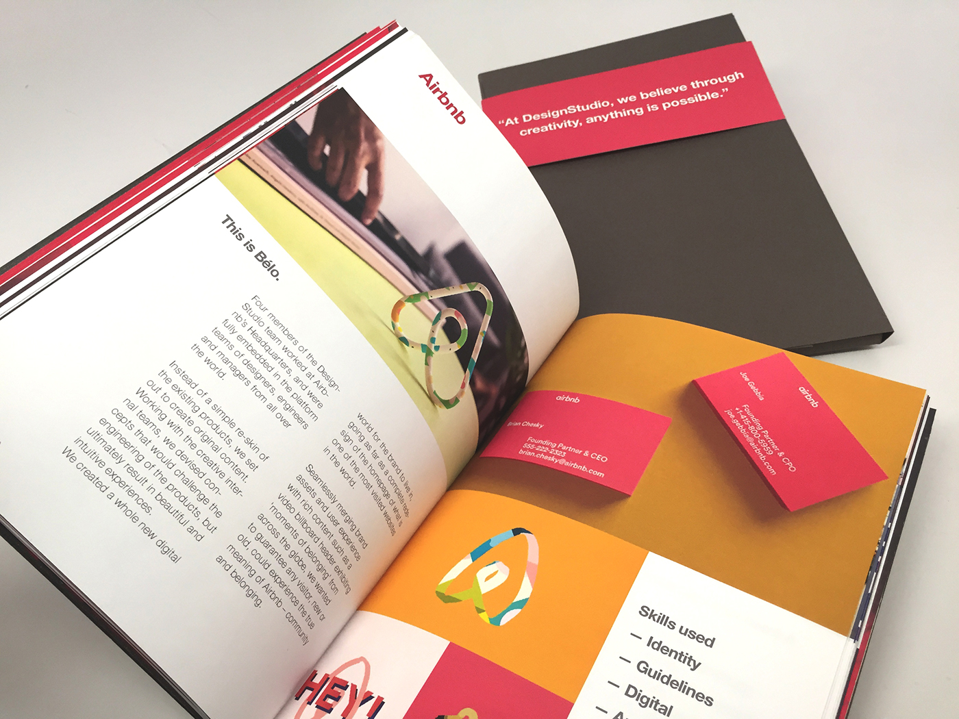 print designstudio promotional book book Layout publication