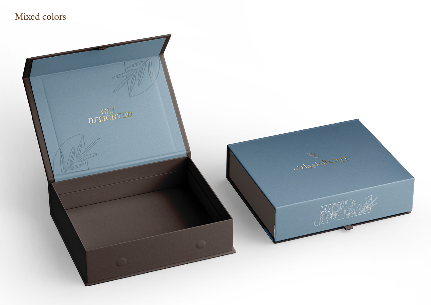elegant branding  rebranding luxury dates DELIGHT minimal fancy handwritten ribbon