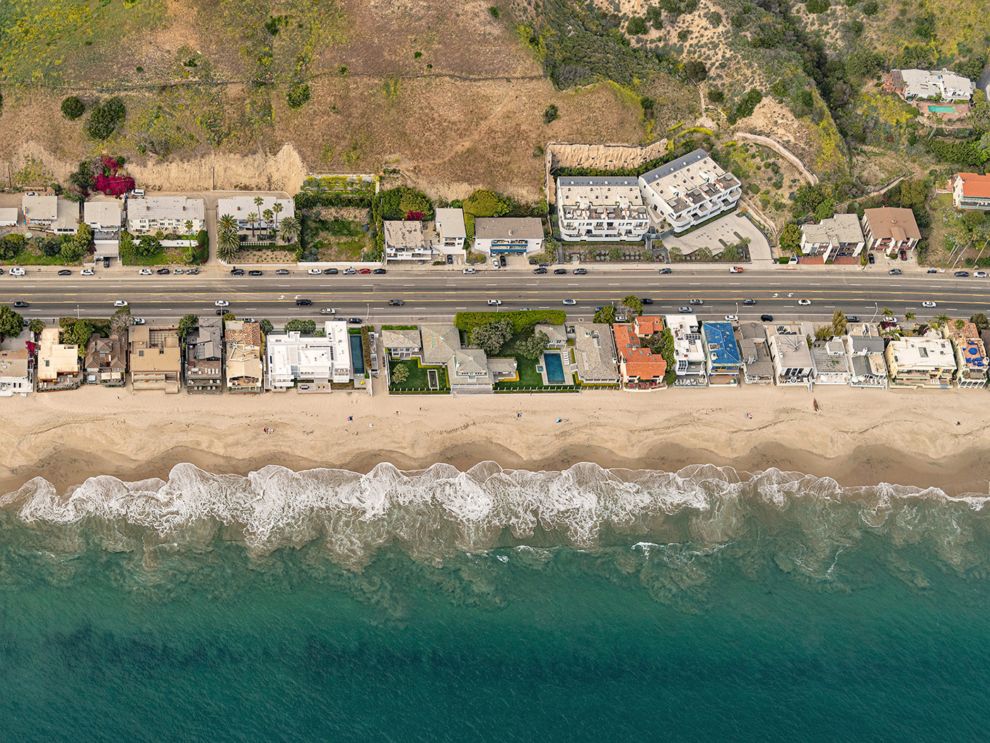 Aerial architecture beach California Landscape Los Angeles MALIBU Malibu Beach real estate Villa