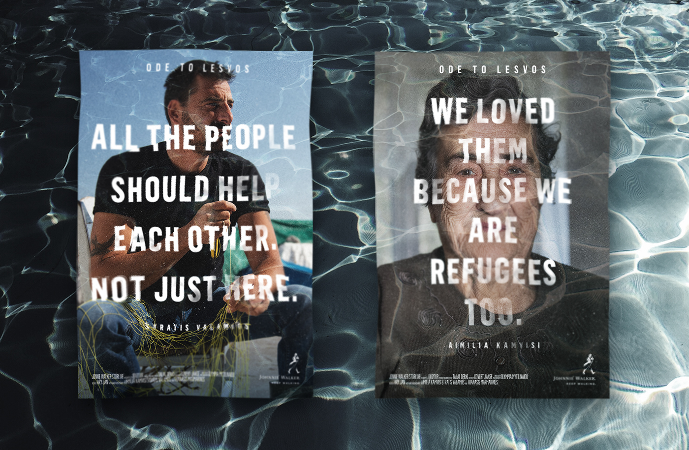 lesvos Greece Refugees Johnnie Walker Talal Derki Documentary  humanity
