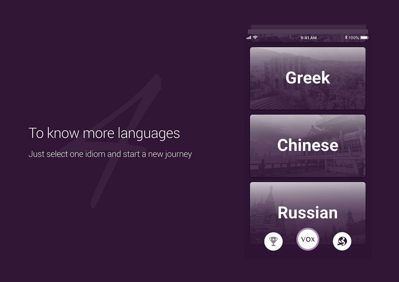 Shazam UI Web Design  Languages voice ux app maps iPhone x Mockup