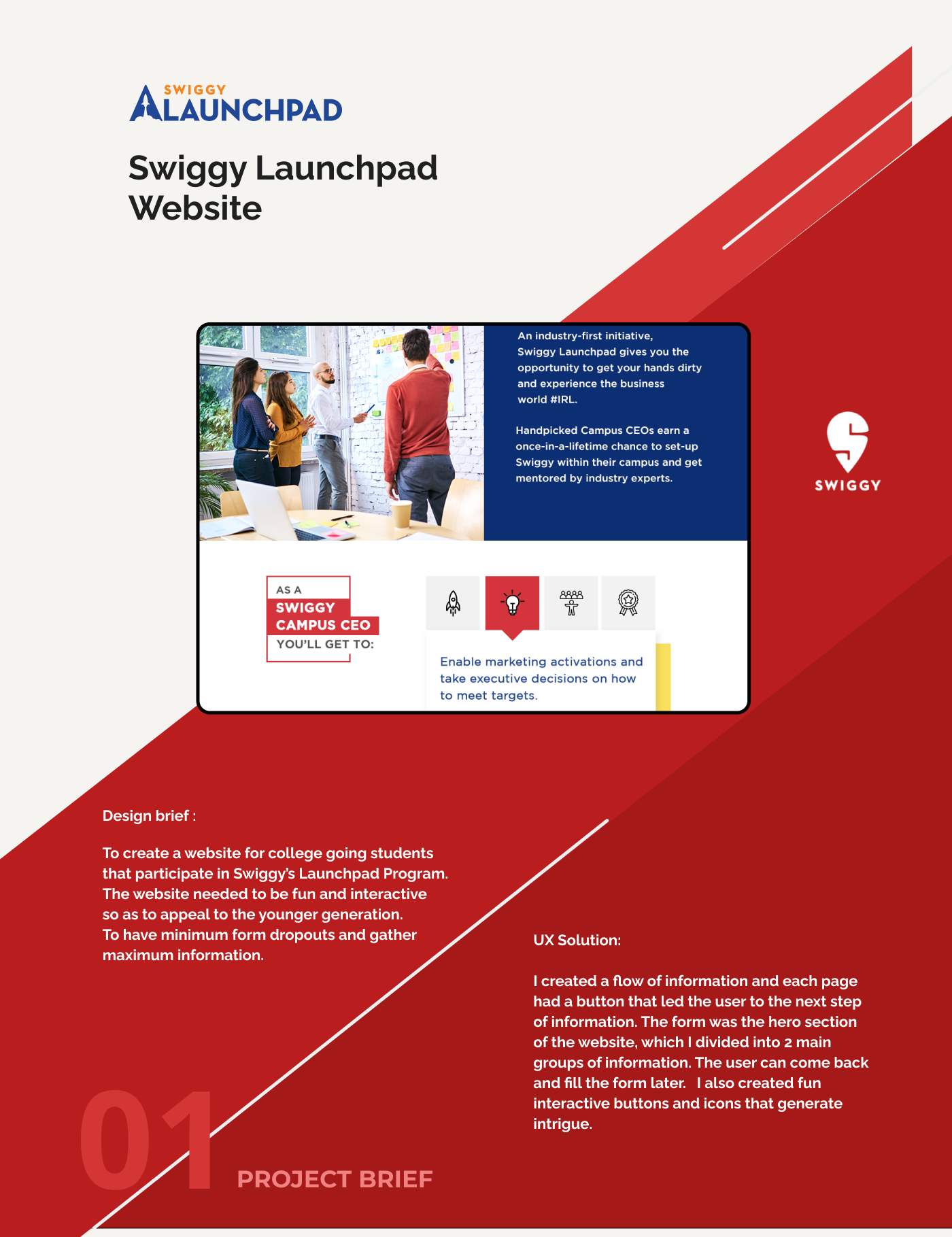 design Form homepage mobileui swiggy UI ux Website webui