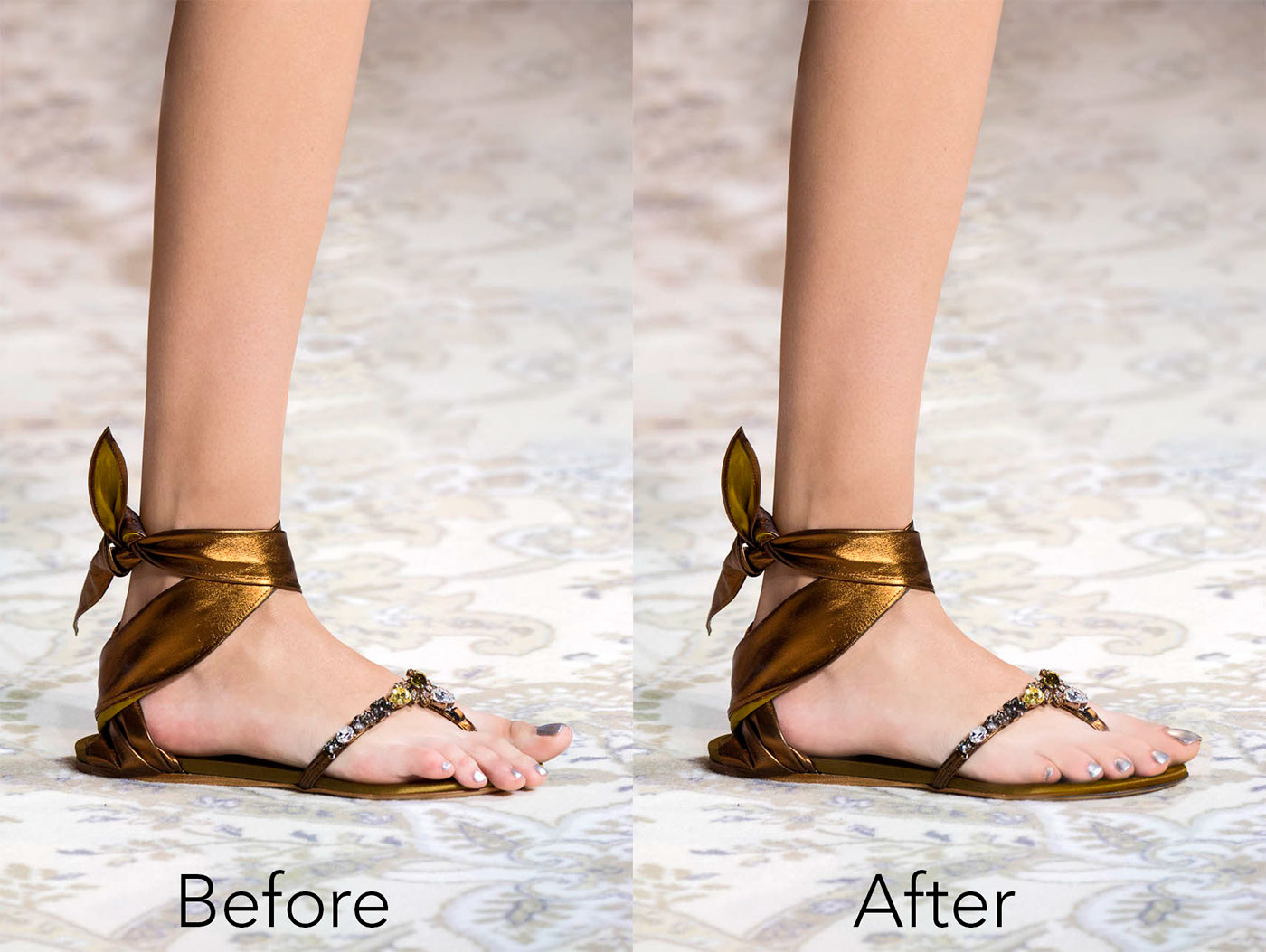 retouch Fashion  foot fingers