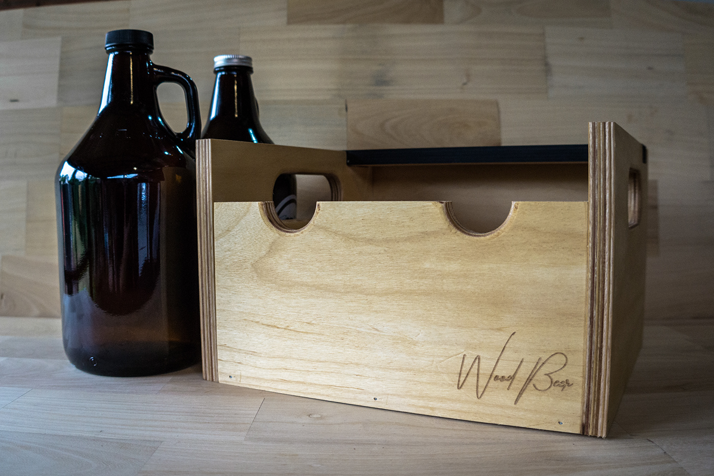 growler beer wood woodwork design madera cerveza brewery box Travel