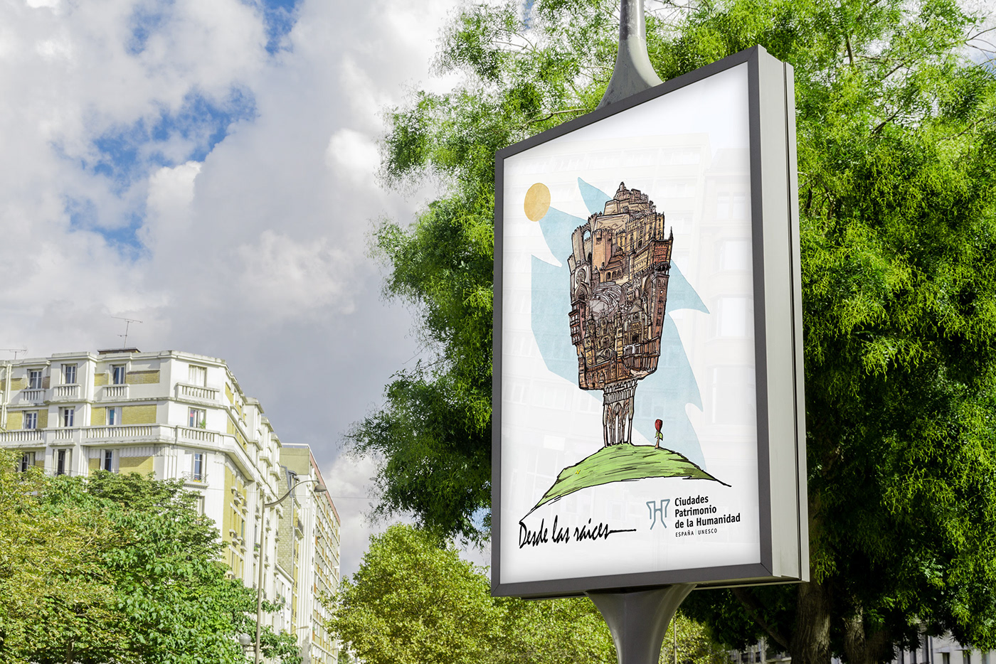 Advertising  affiche diseño gráfico ILLUSTRATION  poster Poster Design sketch Turismo UNESCO world heritage