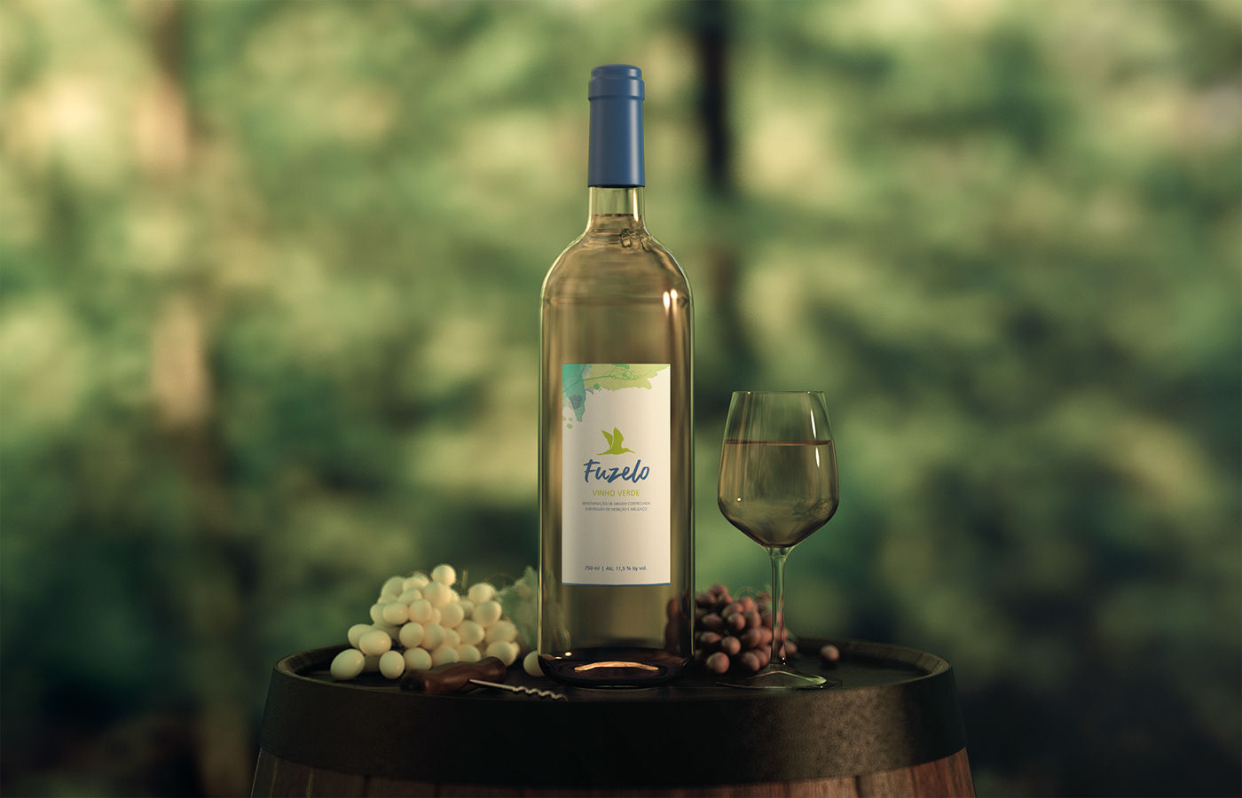 Label Packaging vinho wine logo vinhoverde whitewine WINEGREEN winelabel