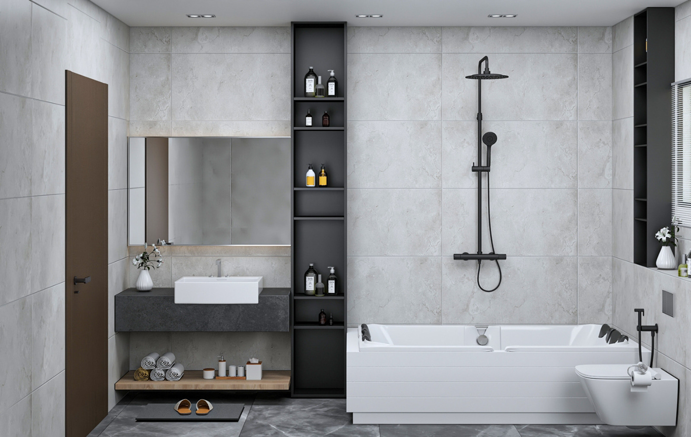 #bathroom #interior #interiorshots #renderings #modern   #minimalism #materials  #architecture #decor