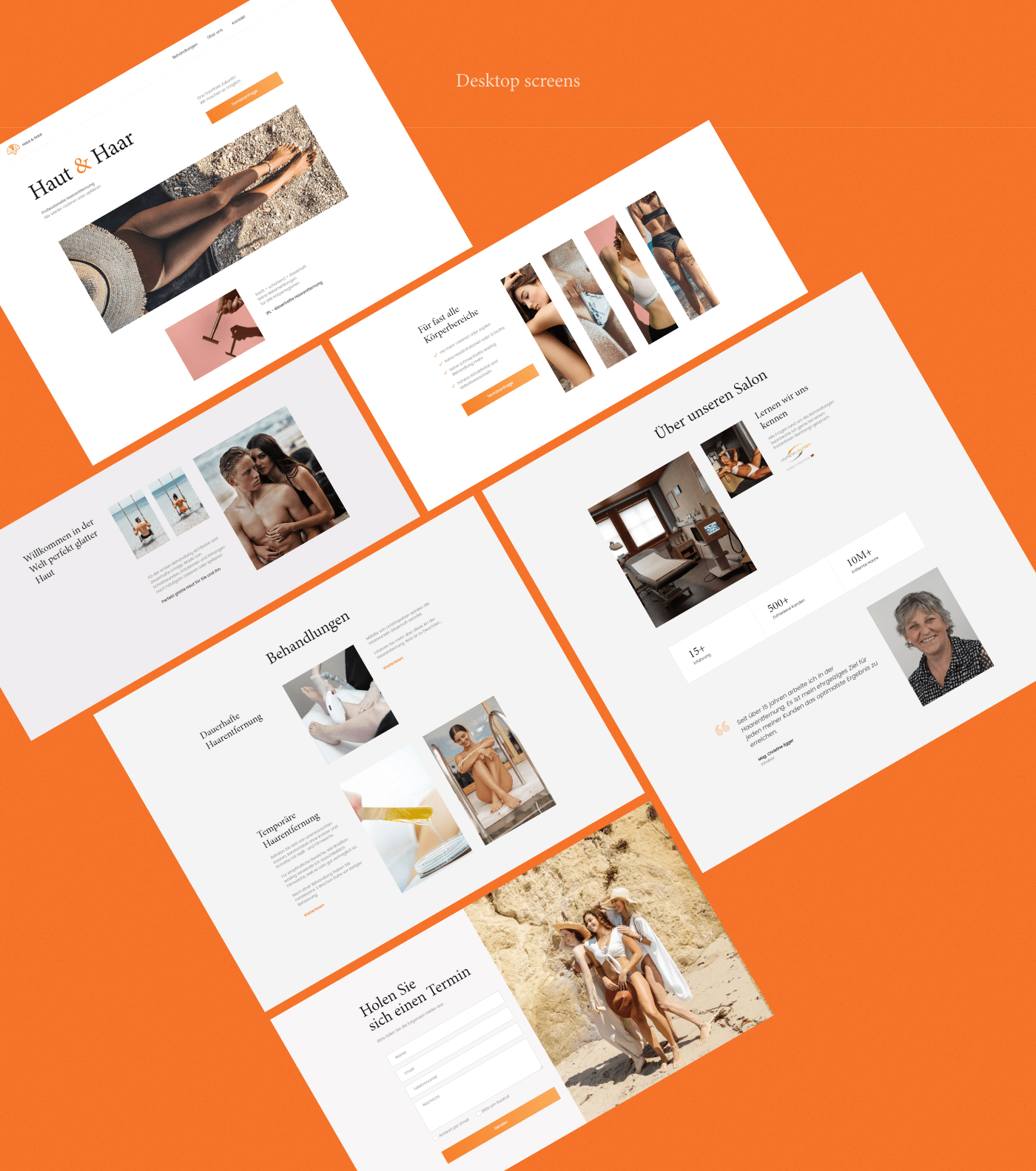 beauty design development Figma landing page Responsive UI ux Web Design  Website