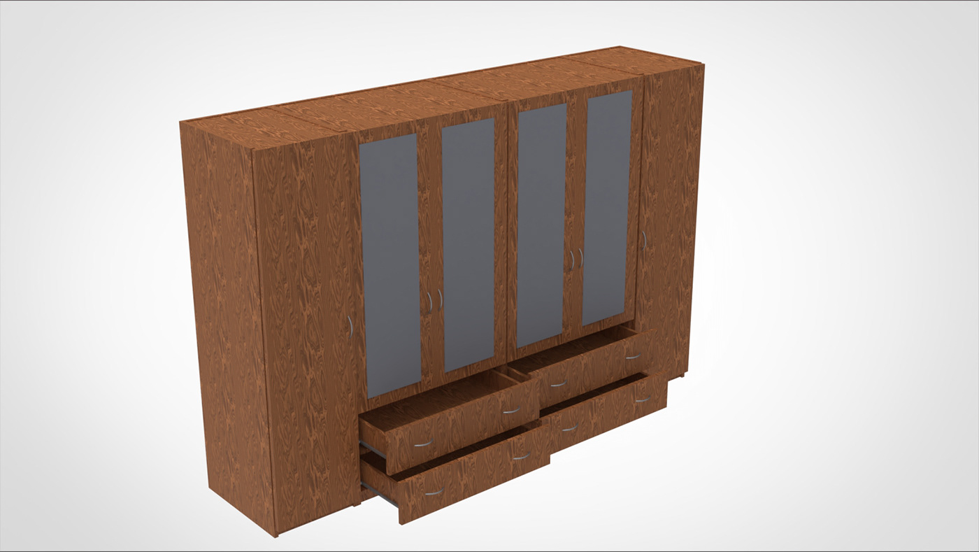 furniture interior design  Render wood house 3D Solidworks keyshot product design 