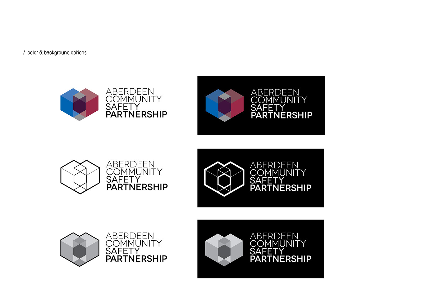 Aberdeen Hub ACSP logo identity safety community Competition erasmus RGU Robert Gordon University