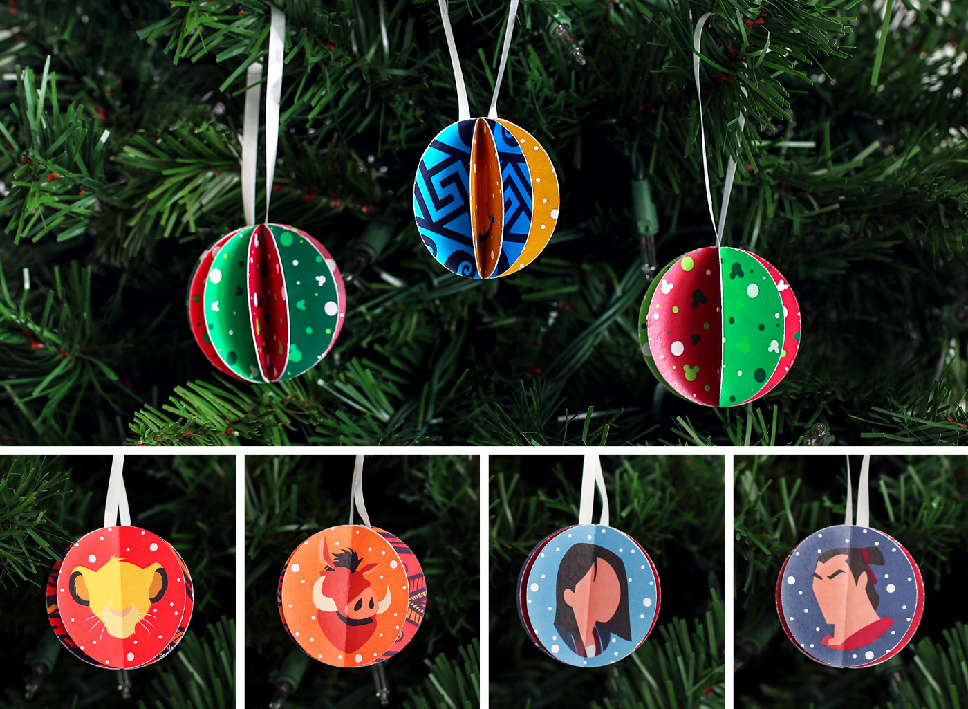 disney crafts   Princess snowflakes gift tags ornaments elf