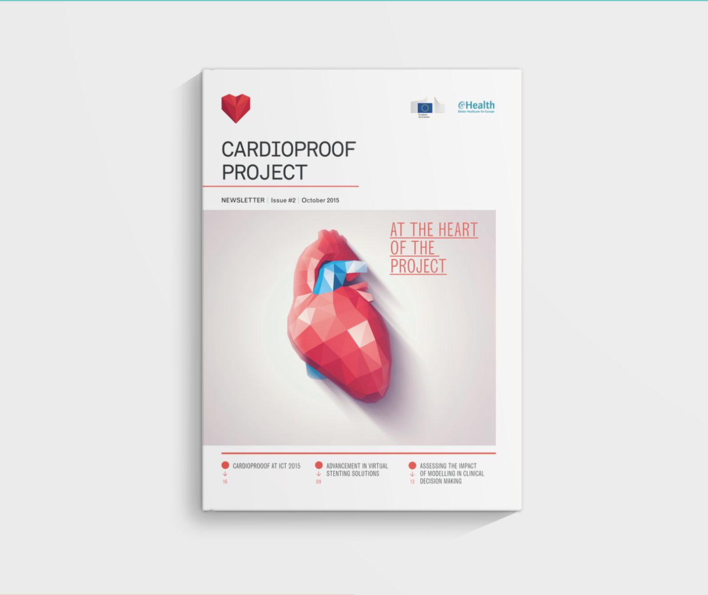 Cardioproof  European Project print book brochure newsletter heart healt